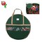 Wreath Storage Bag 48 Inch Green Oxford Canvas With Clear Window And Zipper Closure